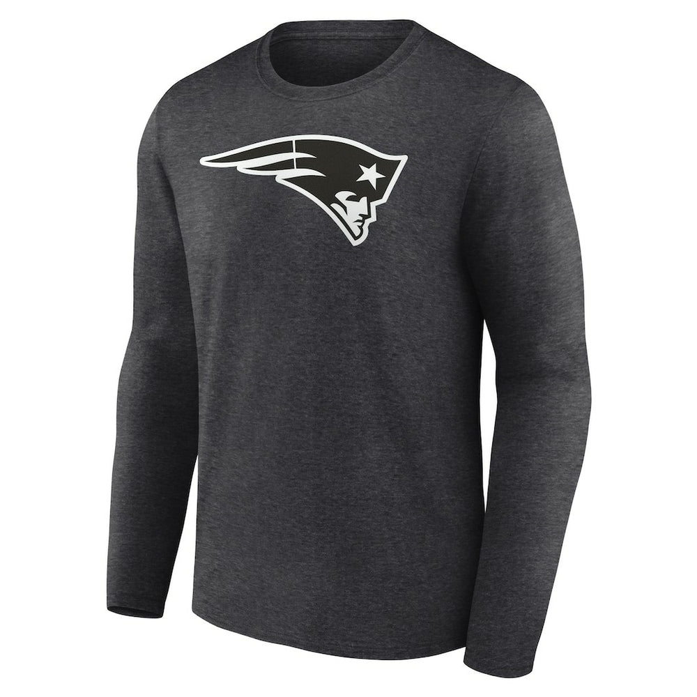 New England Patriots  Personalized Name & Number Monochrome Long Sleeve T-Shirt
