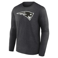 New England Patriots  Personalized Name & Number Monochrome Long Sleeve T-Shirt