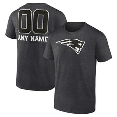 New England Patriots  Personalized Name & Number Monochrome T-Shirt