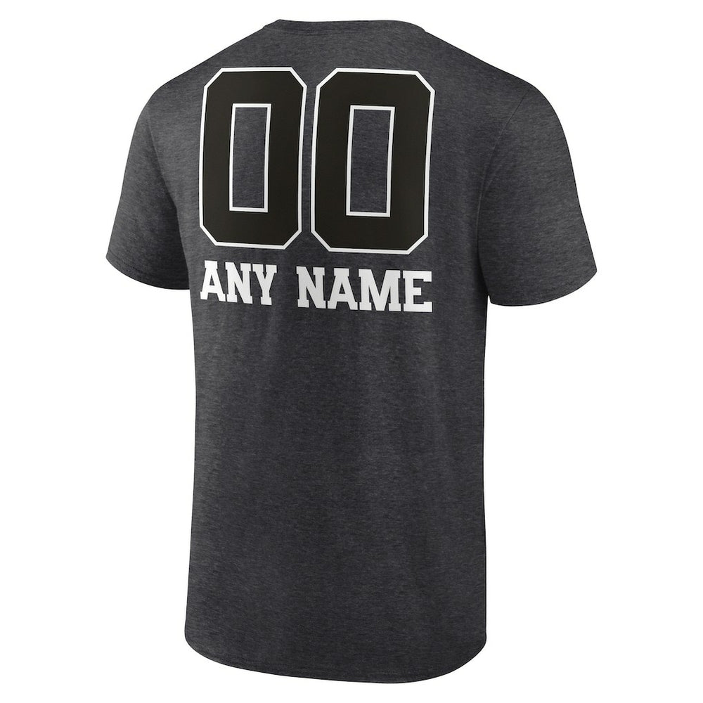 New England Patriots  Personalized Name & Number Monochrome T-Shirt