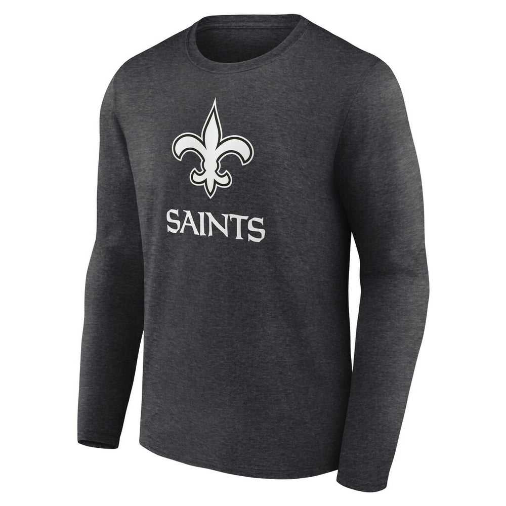 New Orleans Saints  Personalized Name & Number Monochrome Long Sleeve T-Shirt