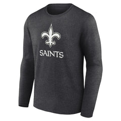 New Orleans Saints  Personalized Name & Number Monochrome Long Sleeve T-Shirt