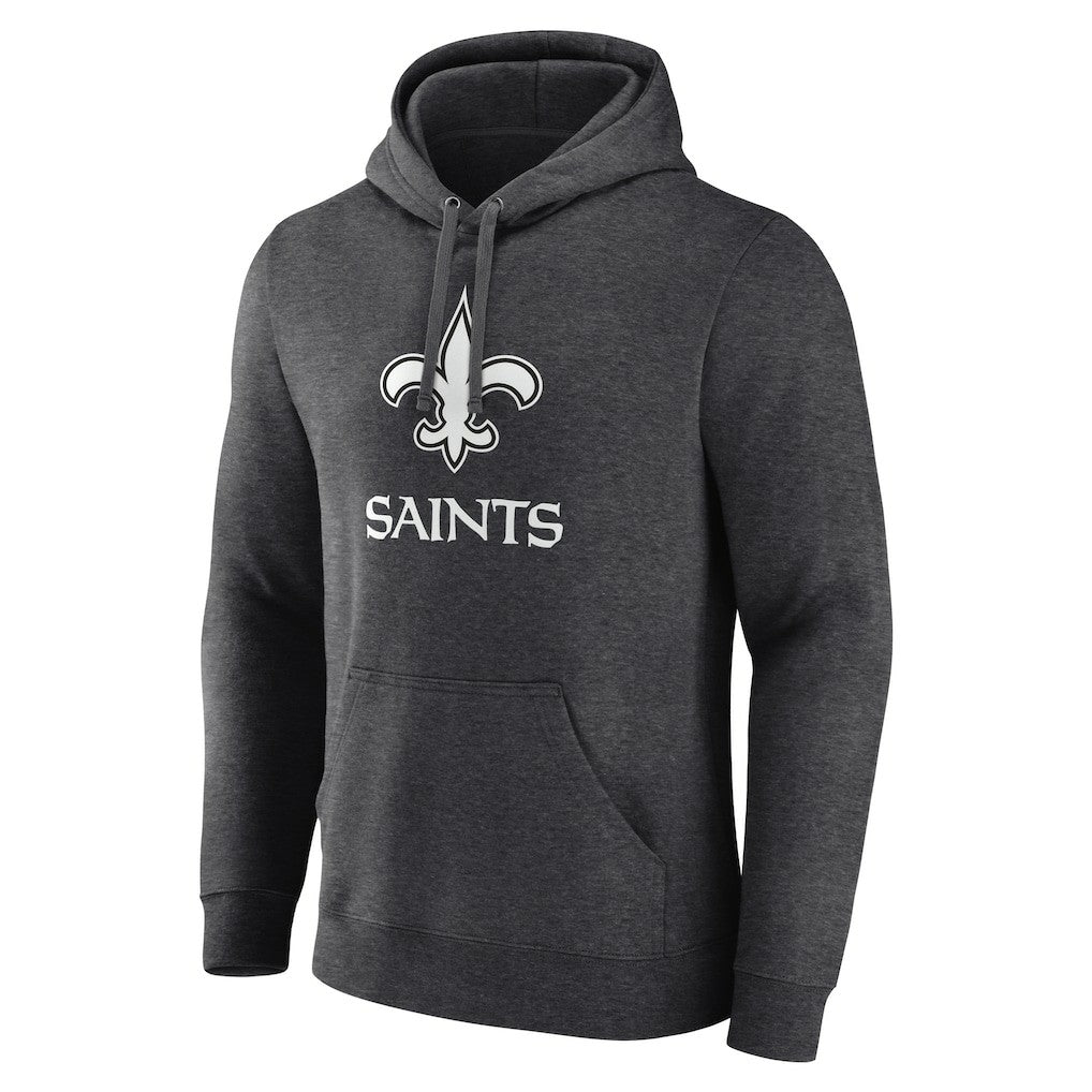 New Orleans Saints  Personalized Name & Number Monochrome Pullover Hoodie
