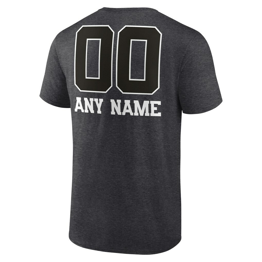 New Orleans Saints  Personalized Name & Number Monochrome T-Shirt