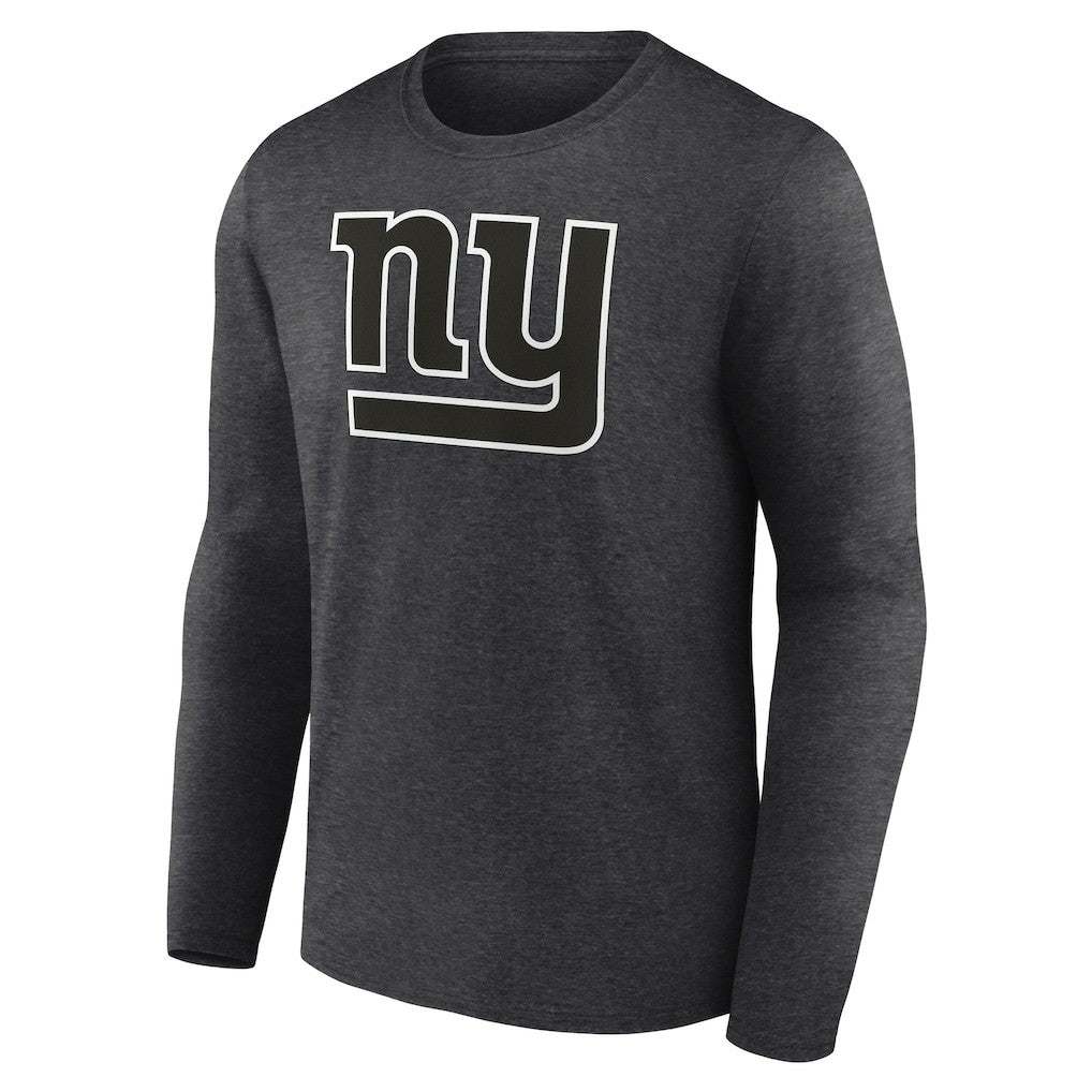 New York Giants  Personalized Name & Number Monochrome Long Sleeve T-Shirt