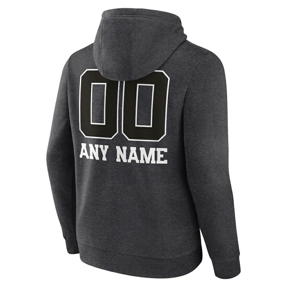 New York Jets  Personalized Name & Number Monochrome Pullover Hoodie