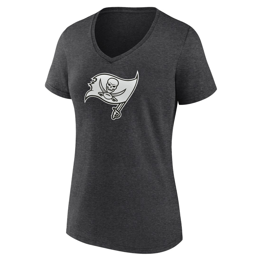 Tampa Bay Buccaneers  Women's Personalized Name & Number Monochrome V-Neck Long Sleeve T-Shirt