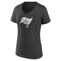 Tampa Bay Buccaneers  Women's Personalized Name & Number Monochrome V-Neck Long Sleeve T-Shirt