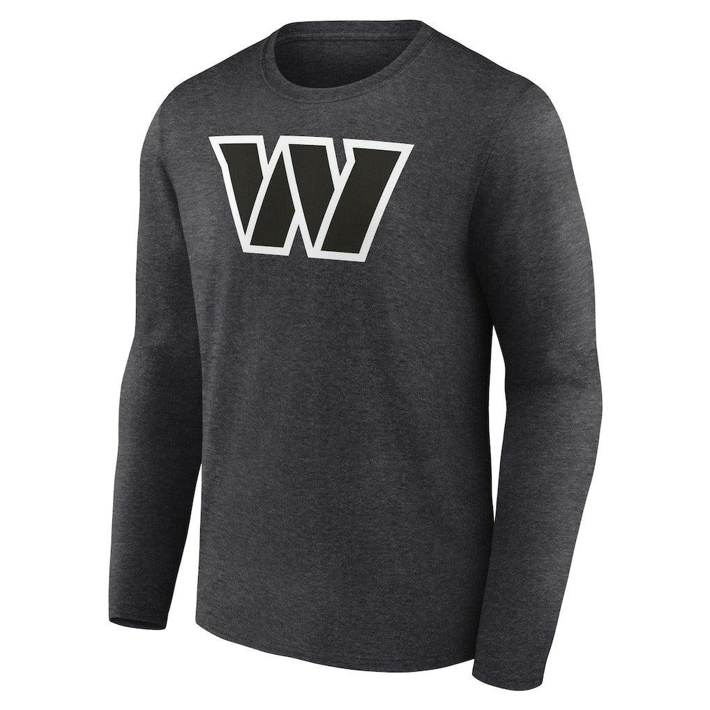 Washington Commanders  Personalized Name & Number Monochrome Long Sleeve T-Shirt