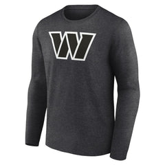 Washington Commanders  Personalized Name & Number Monochrome Long Sleeve T-Shirt