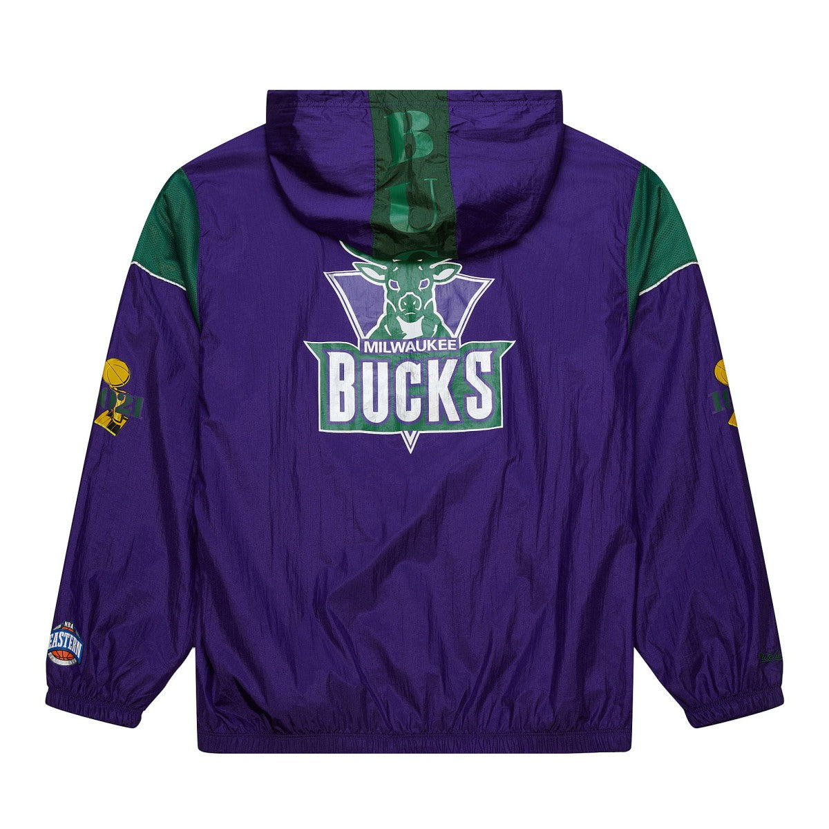 Milwaukee Bucks Unisex Hardwood Classics Team OG 3.0 Anorak Half-Zip Windbreaker Jacket Discount
