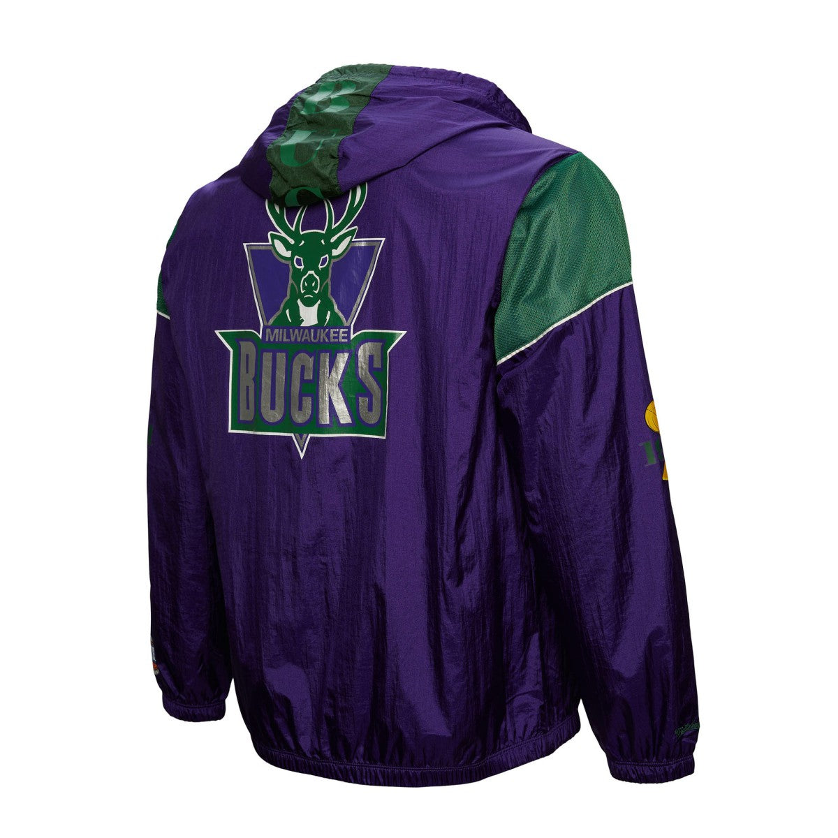 Milwaukee Bucks Unisex Hardwood Classics Team OG 3.0 Anorak Half-Zip Windbreaker Jacket Discount