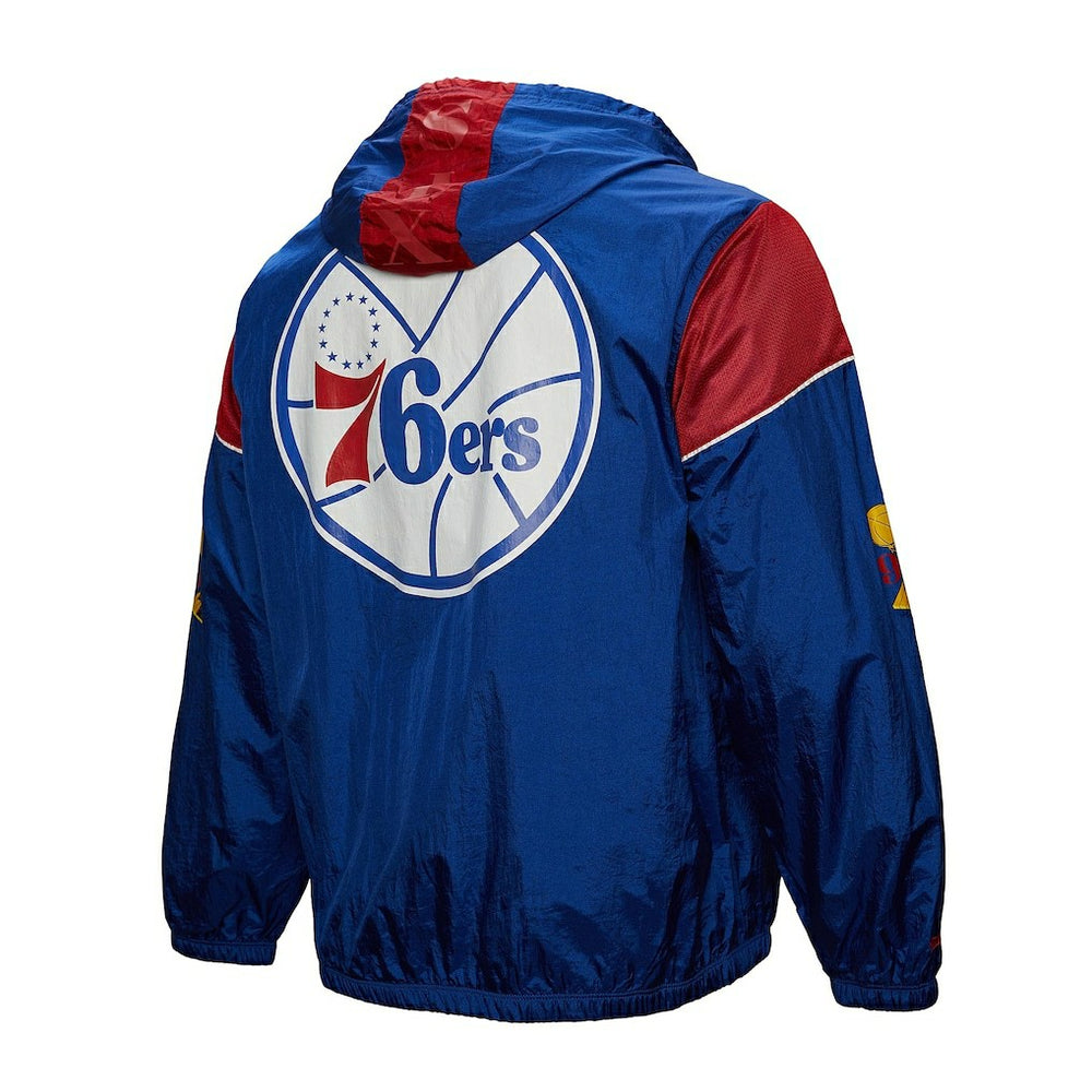 Philadelphia 76ers Unisex Hardwood Classics Team OG 3.0 Anorak Half-Zip Windbreaker Jacket Online