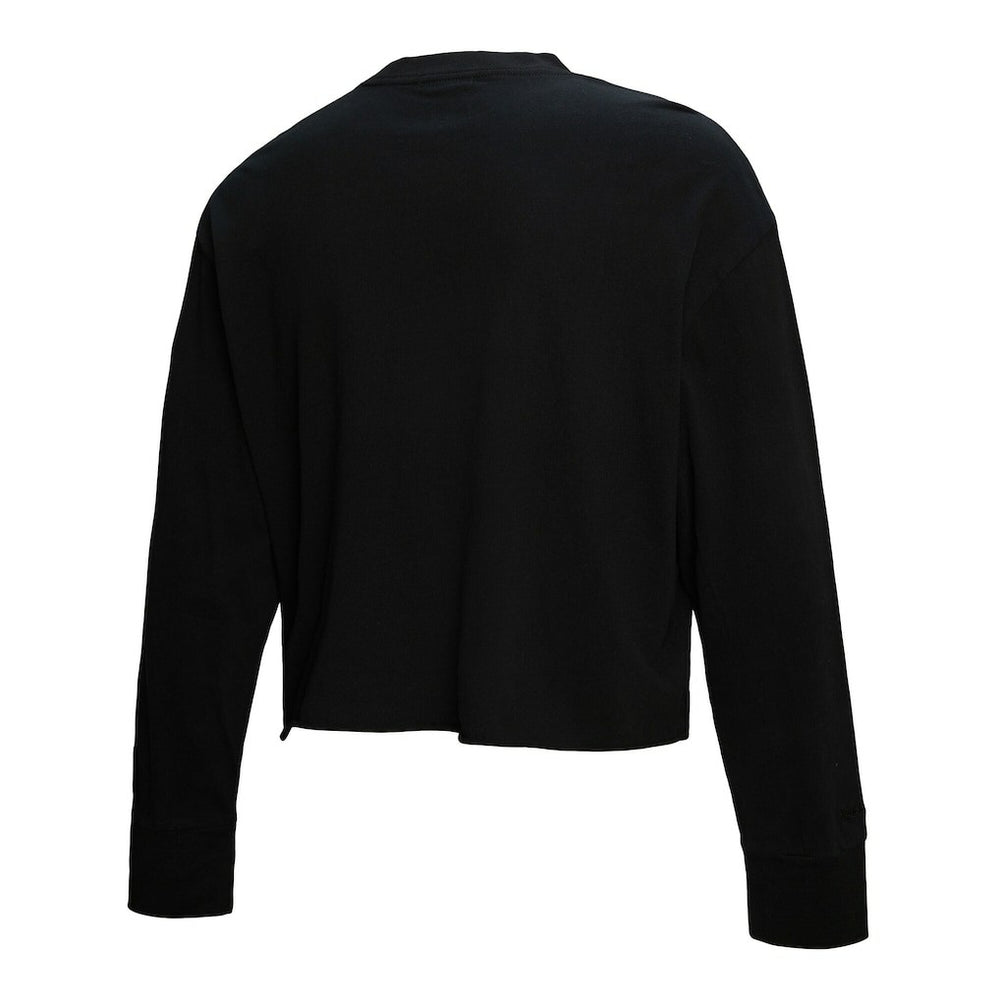 Philadelphia 76ers Women's Hardwood Classics Studded Boxy Cropped Long Sleeve T-Shirt Online