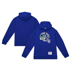 Seattle Seahawks Mitchell & Ness Helmet Logo Vintage Pullover Hoodie