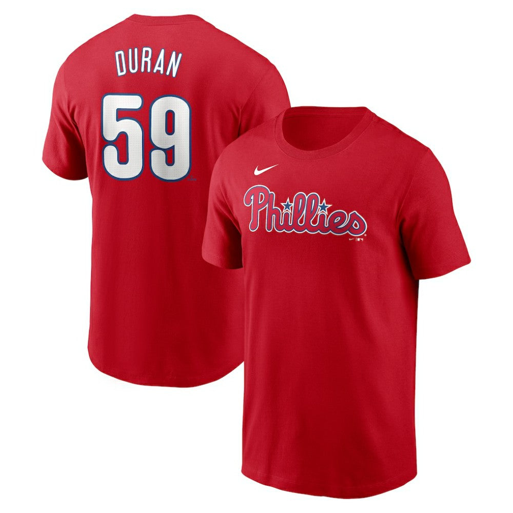 Jhoan Duran Philadelphia Phillies Nike Fuse Name & Number T-Shirt | MLB For sale
