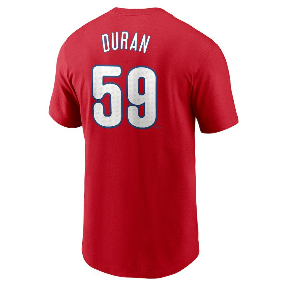 Jhoan Duran Philadelphia Phillies Nike Fuse Name & Number T-Shirt | MLB For sale