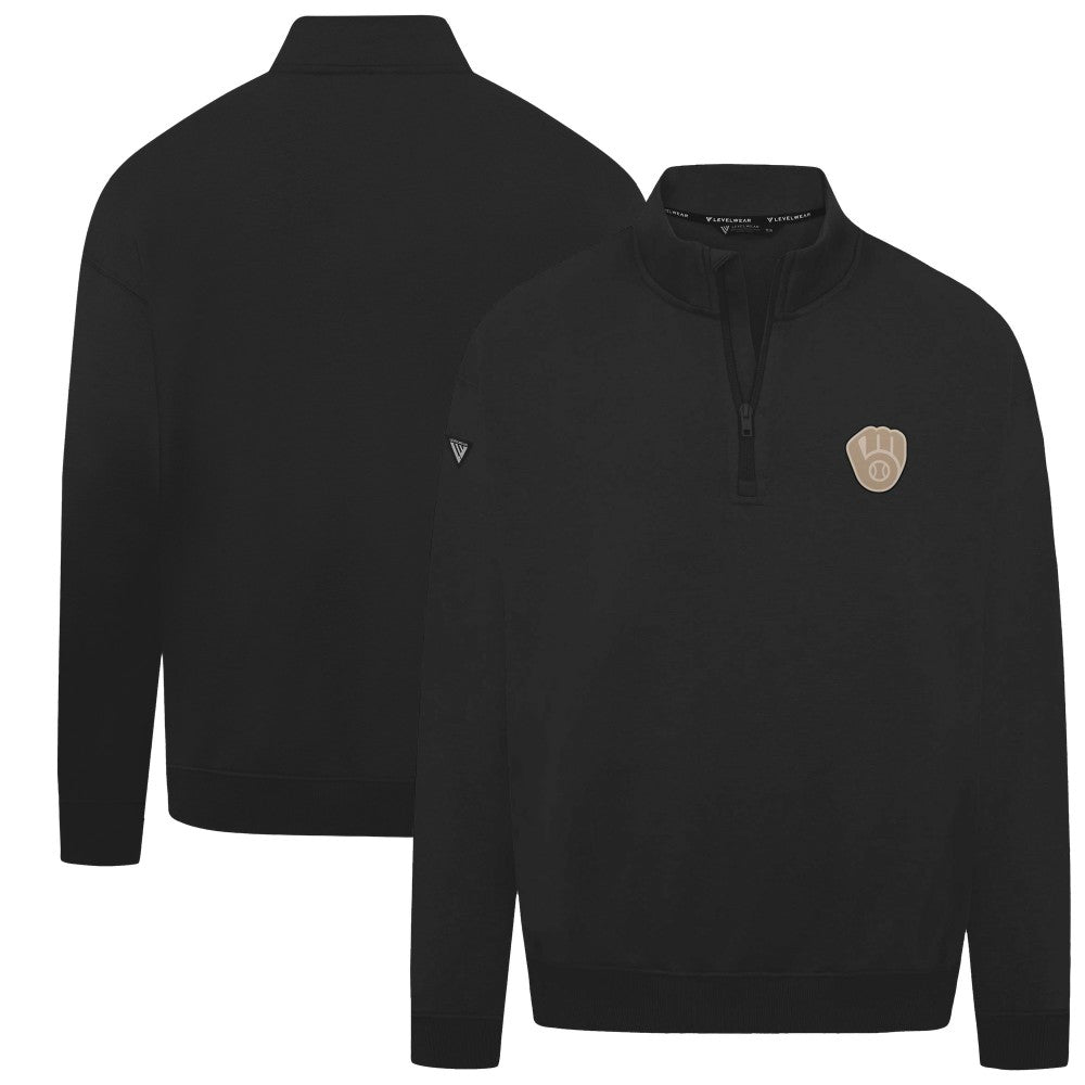 Milwaukee Brewers Levelwear Murray Quarter-Zip Sweatshirt | MLB New