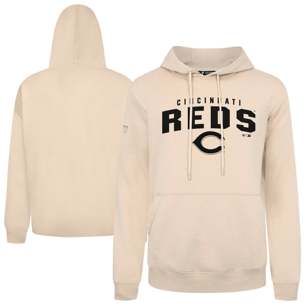 Cincinnati Reds Levelwear Podium Team Arch Pullover Hoodie | MLB On Sale
