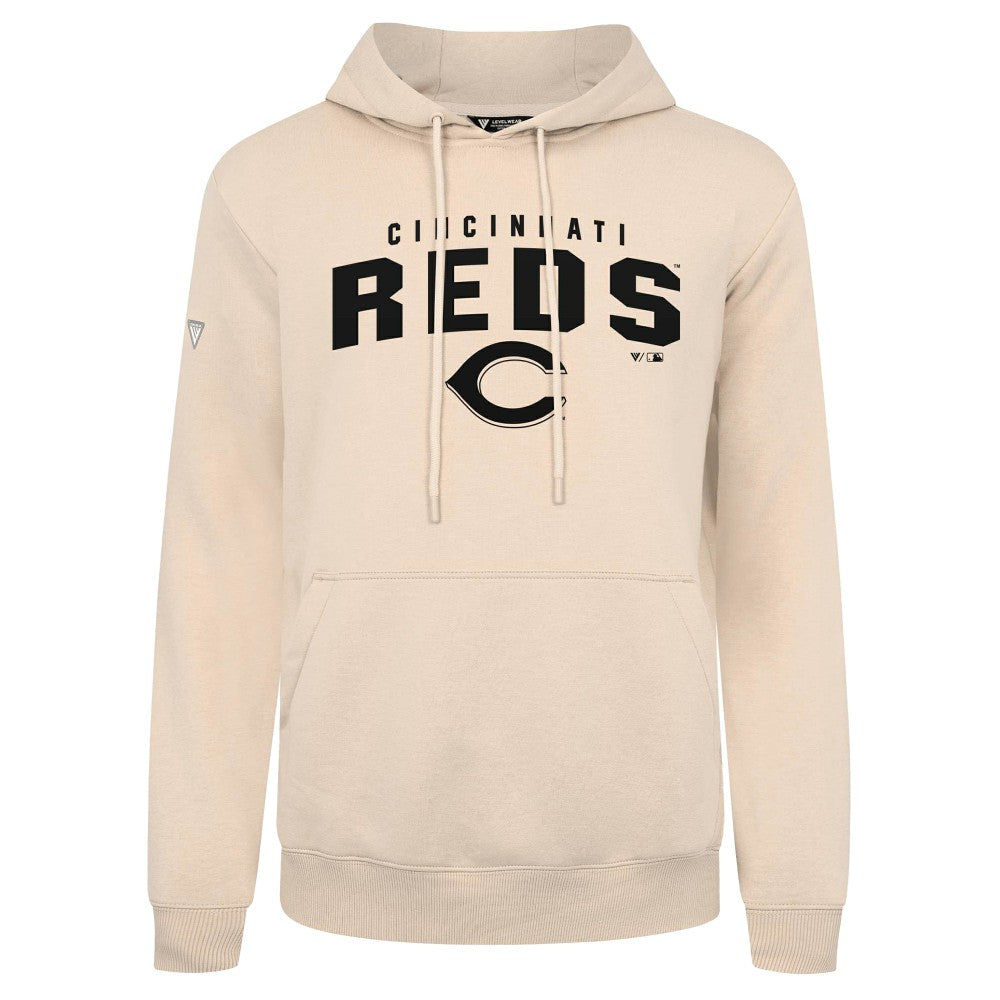 Cincinnati Reds Levelwear Podium Team Arch Pullover Hoodie | MLB On Sale