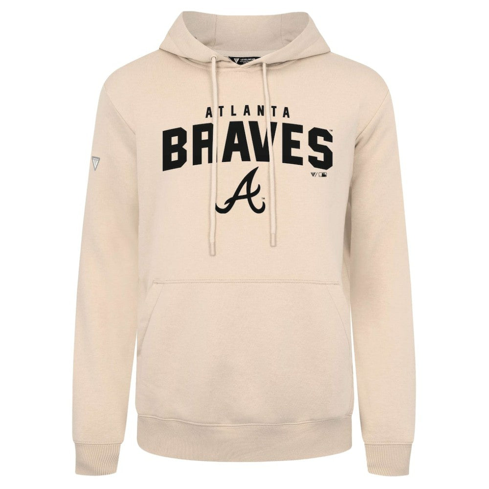 Atlanta Braves Levelwear Podium Team Arch Pullover Hoodie | MLB New