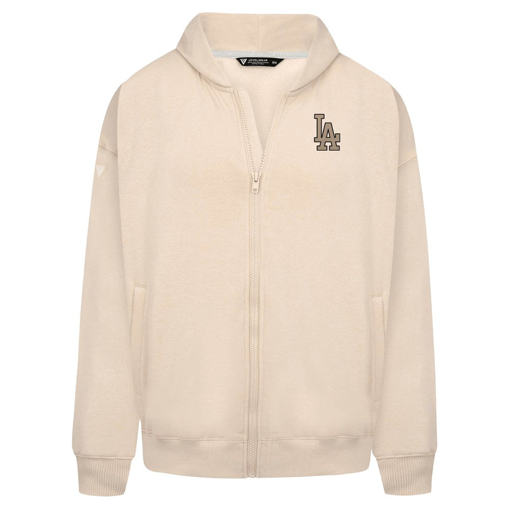 Los Angeles Dodgers Levelwear Uphill Oversized Full-Zip Hoodie | MLB US