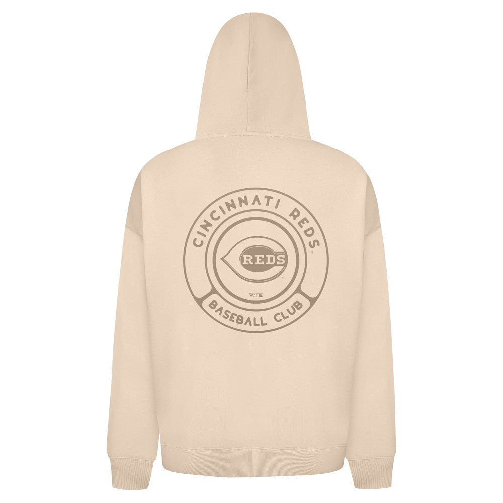 Cincinnati Reds Levelwear Uphill Oversized Full-Zip Hoodie | MLB Shop