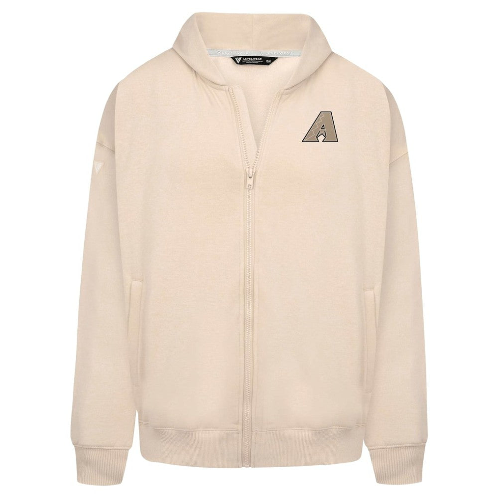 Arizona Diamondbacks Levelwear Uphill Oversized Full-Zip Hoodie | MLB Online