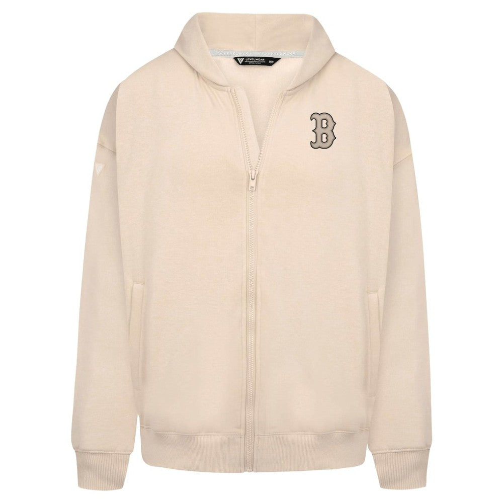 Boston Red Sox Levelwear Uphill Oversized Full-Zip Hoodie | MLB Sale