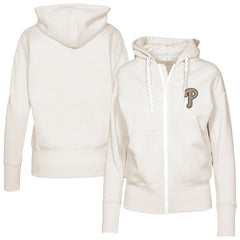 Philadelphia Phillies Levelwear Women's Gardinia Full-Zip Hoodie | MLB On Sale