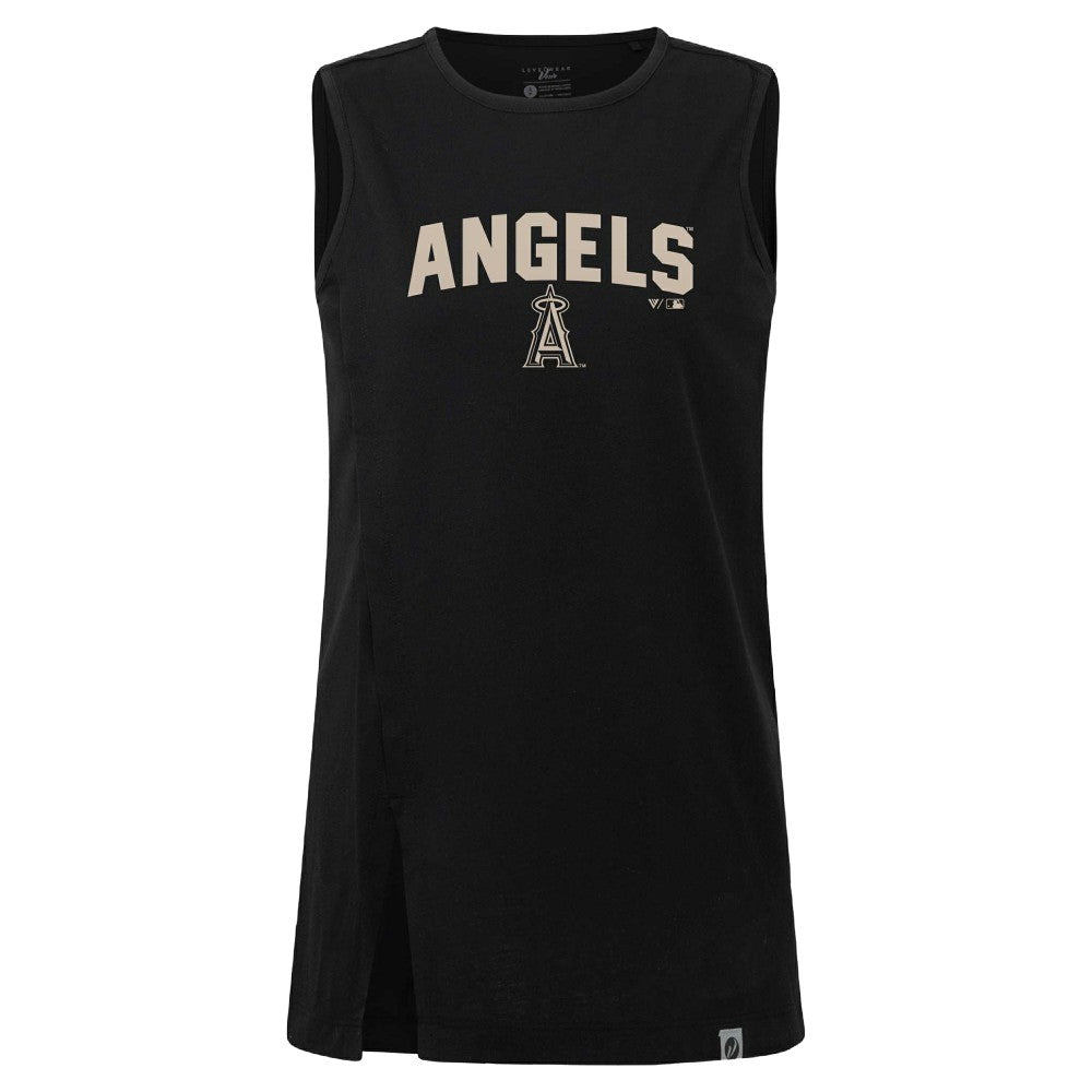 Los Angeles Angels Levelwear Women's Influx Team Arch Tank Top | MLB On Sale
