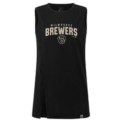Milwaukee Brewers Levelwear Women's Influx Team Arch Tank Top | MLB Shop