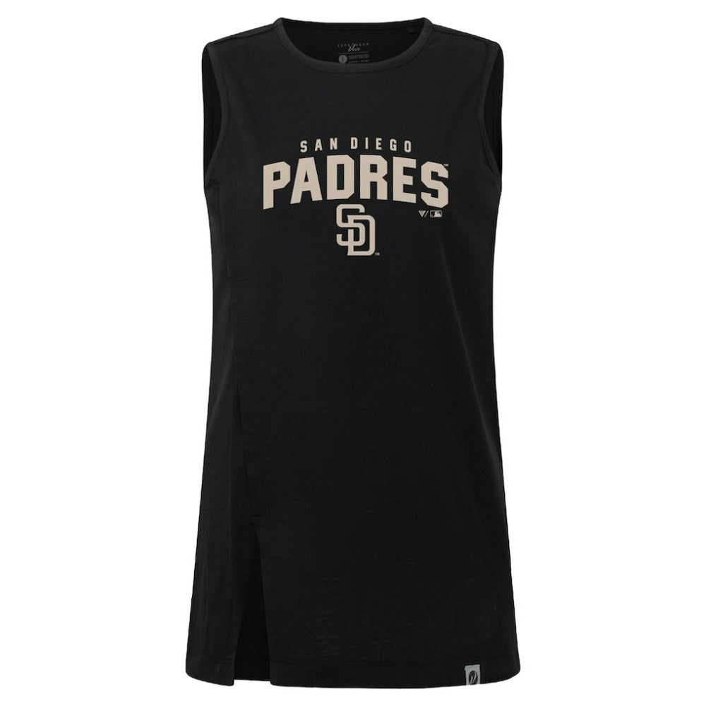 San Diego Padres Levelwear Women's Influx Team Arch Tank Top | MLB Outlet