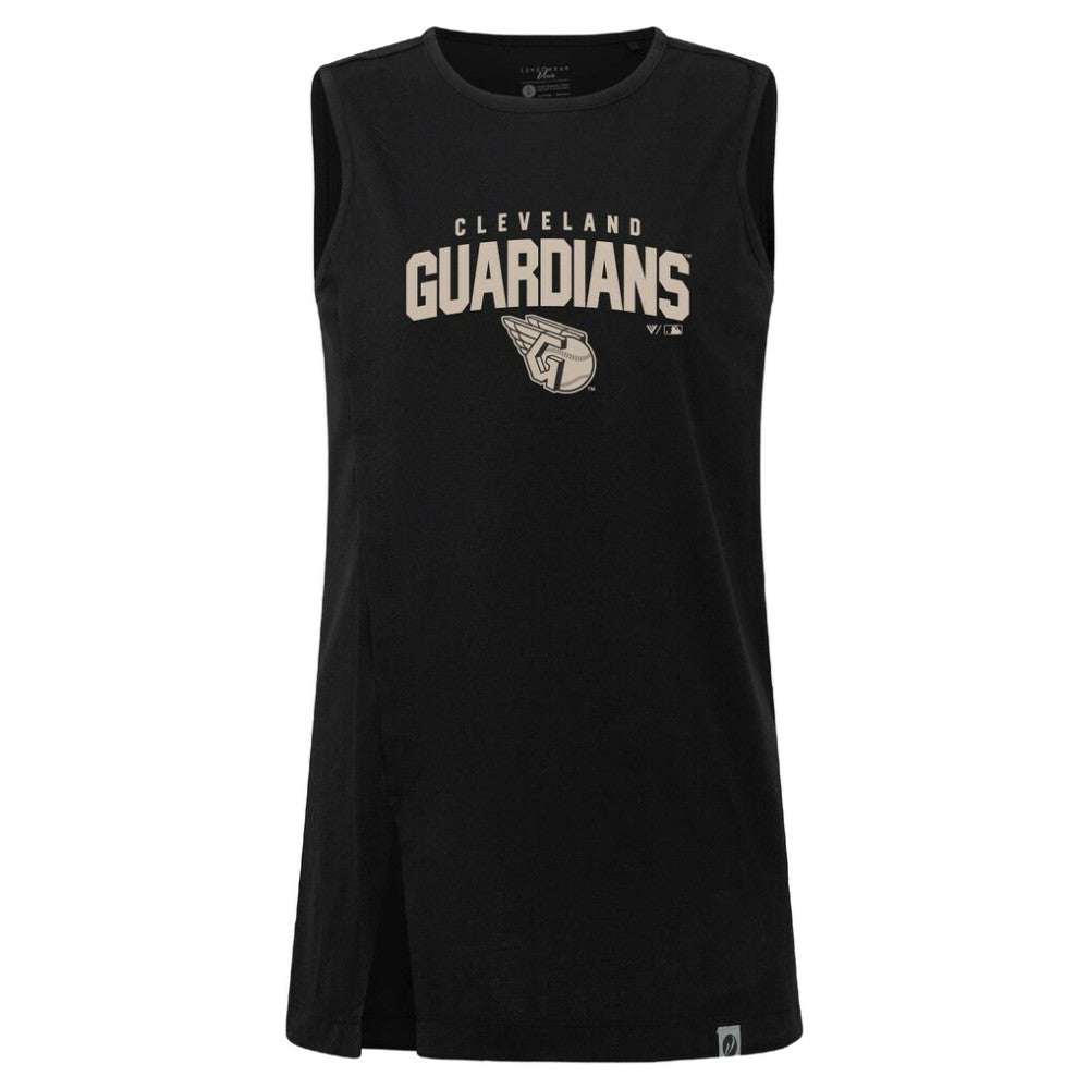 Cleveland Guardians Levelwear Women's Influx Team Arch Tank Top | MLB On Sale
