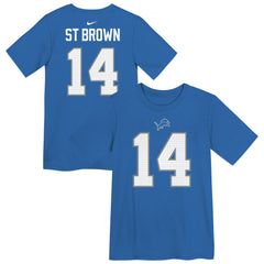 Detroit Lions Nike Amon-Ra St. Brown  Preschool Player Name & Number T-Shirt