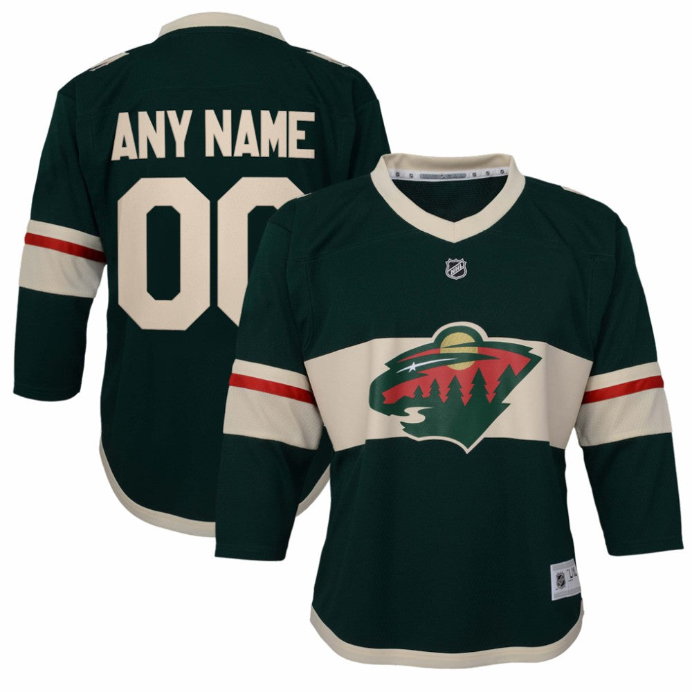 Minnesota Wild Youth Replica Custom Jersey Online