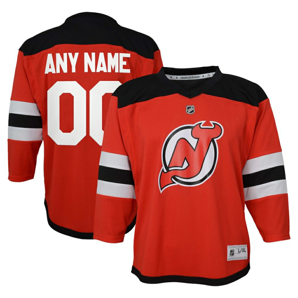 New Jersey Devils Youth Replica Custom Jersey Online