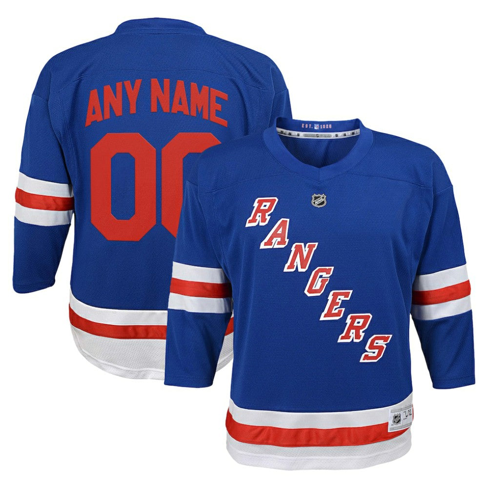 New York Rangers Youth Replica Custom Jersey Sale
