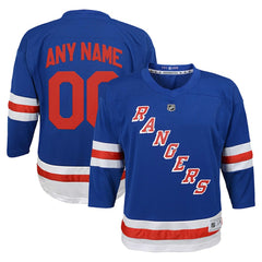 New York Rangers Youth Replica Custom Jersey Sale
