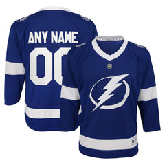 Tampa Bay Lightning Youth Replica Custom Jersey Online
