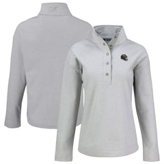 Baltimore Ravens  Cutter & Buck Women's Hunts Point Eco Half-Snap Sweatshirt