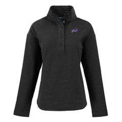 Buffalo Bills  Cutter & Buck Women's Hunts Point Eco Half-Snap Sweatshirt
