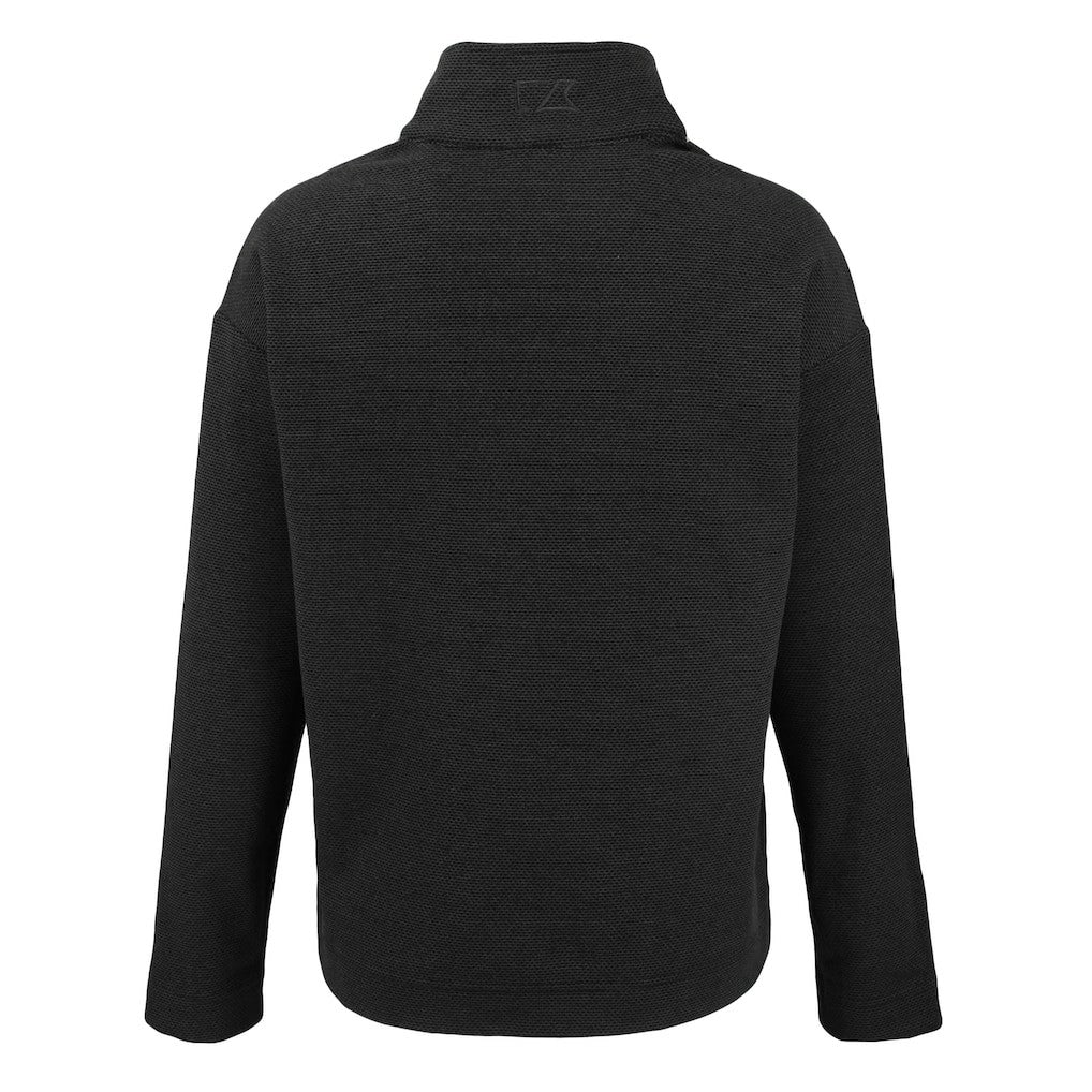 Green Bay Packers  Cutter & Buck Women's Hunts Point Eco Half-Snap Sweatshirt