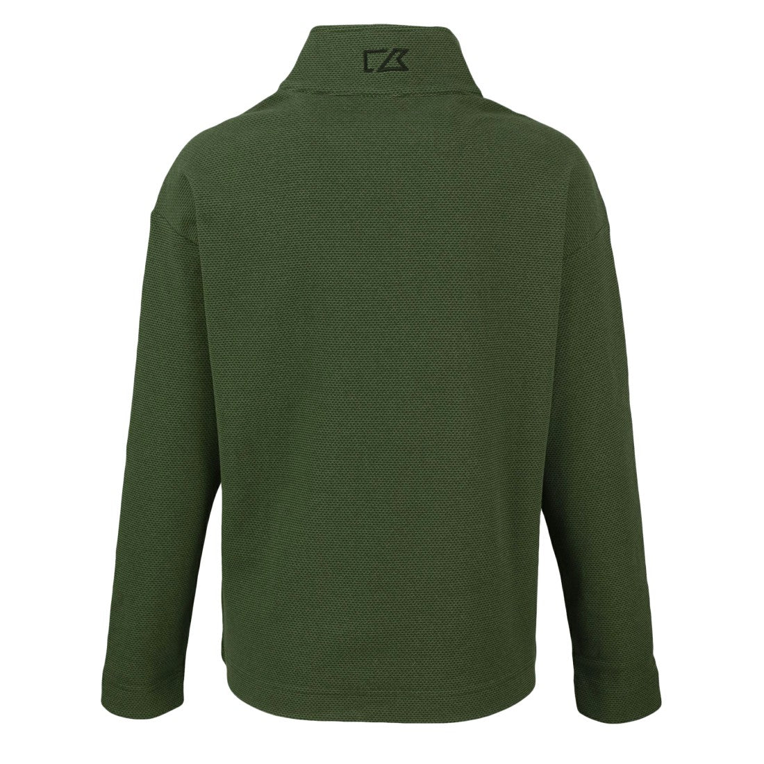 Green Bay Packers  Cutter & Buck Women's Hunts Point Eco Half-Snap Sweatshirt