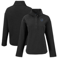 Indianapolis Colts  Cutter & Buck Women's Hunts Point Eco Half-Snap Sweatshirt