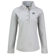 Kansas City Chiefs  Cutter & Buck Women's Hunts Point Eco Half-Snap Sweatshirt