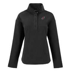 Arizona Cardinals  Cutter & Buck Women's Hunts Point Eco Half-Snap Sweatshirt