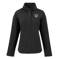 Las Vegas Raiders  Cutter & Buck Women's Hunts Point Eco Half-Snap Sweatshirt