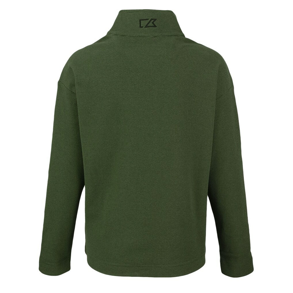 Las Vegas Raiders  Cutter & Buck Women's Hunts Point Eco Half-Snap Sweatshirt