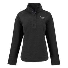 Philadelphia Eagles  Cutter & Buck Women's Hunts Point Eco Half-Snap Sweatshirt
